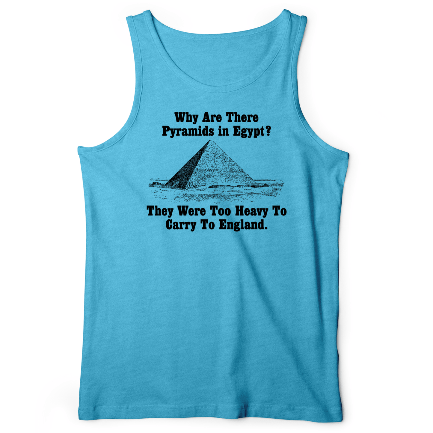 Pyramids In Egypt Tank Aqua TriBlend / XS
