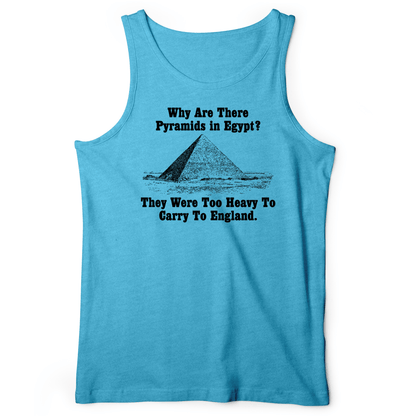 Pyramids In Egypt Tank Aqua TriBlend / XS