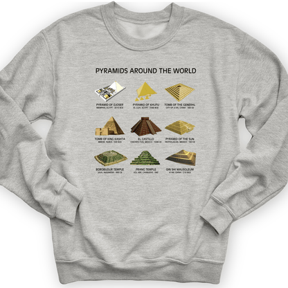 Pyramids Of The World Crewneck Sport Grey / S