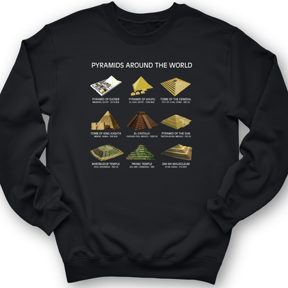 Pyramids Of The World Crewneck Black / S