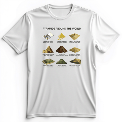 Pyramids Of The World Premium Tee White / S