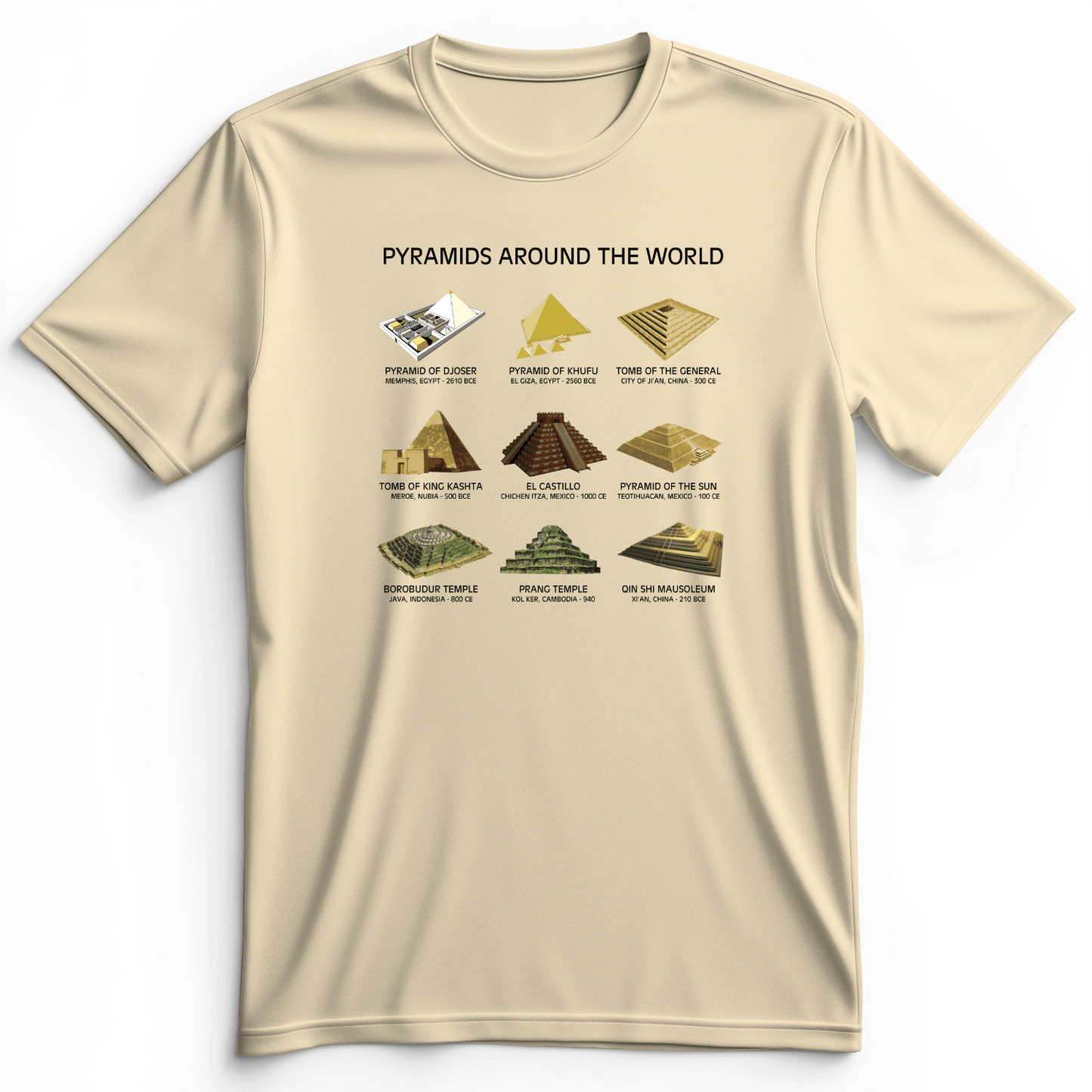 Pyramids Of The World Premium Tee Natural / S