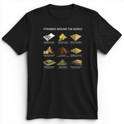 Pyramids Of The World Premium Tee Black / S