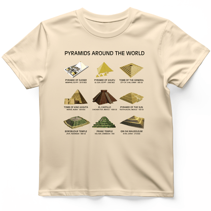 Pyramids of The World T-Shirt Natural / S