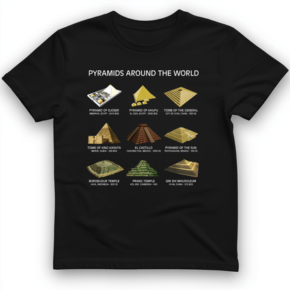 Pyramids of The World T-Shirt Black / S