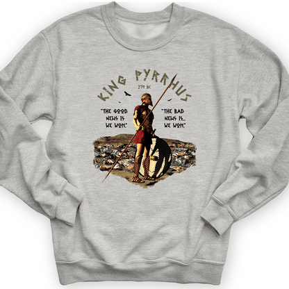 Pyrrhic Victory Crewneck Sport Grey / S