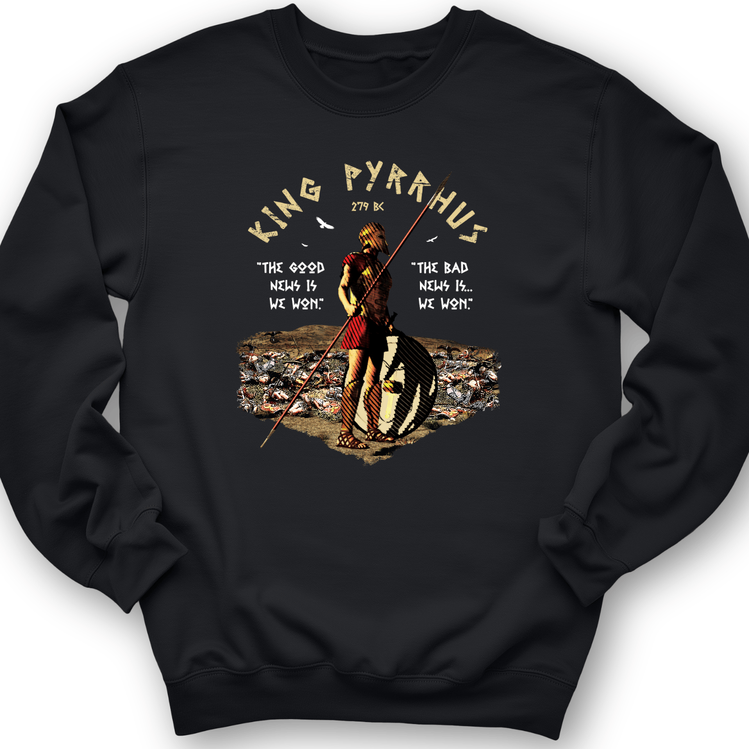 Pyrrhic Victory Crewneck Black / S