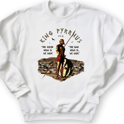 Pyrrhic Victory Crewneck White / S