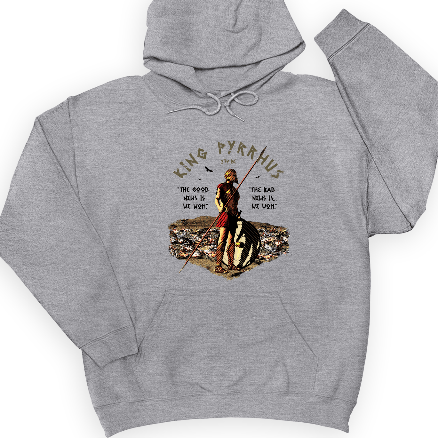 Pyrrhic Victory Hoodie Sport Grey / S
