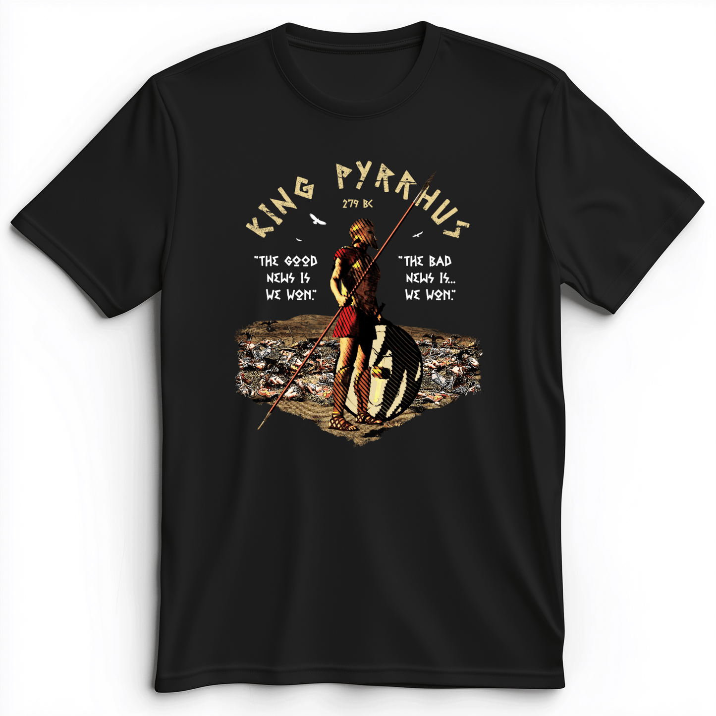 Pyrrhic Victory Premium Tee Black / S