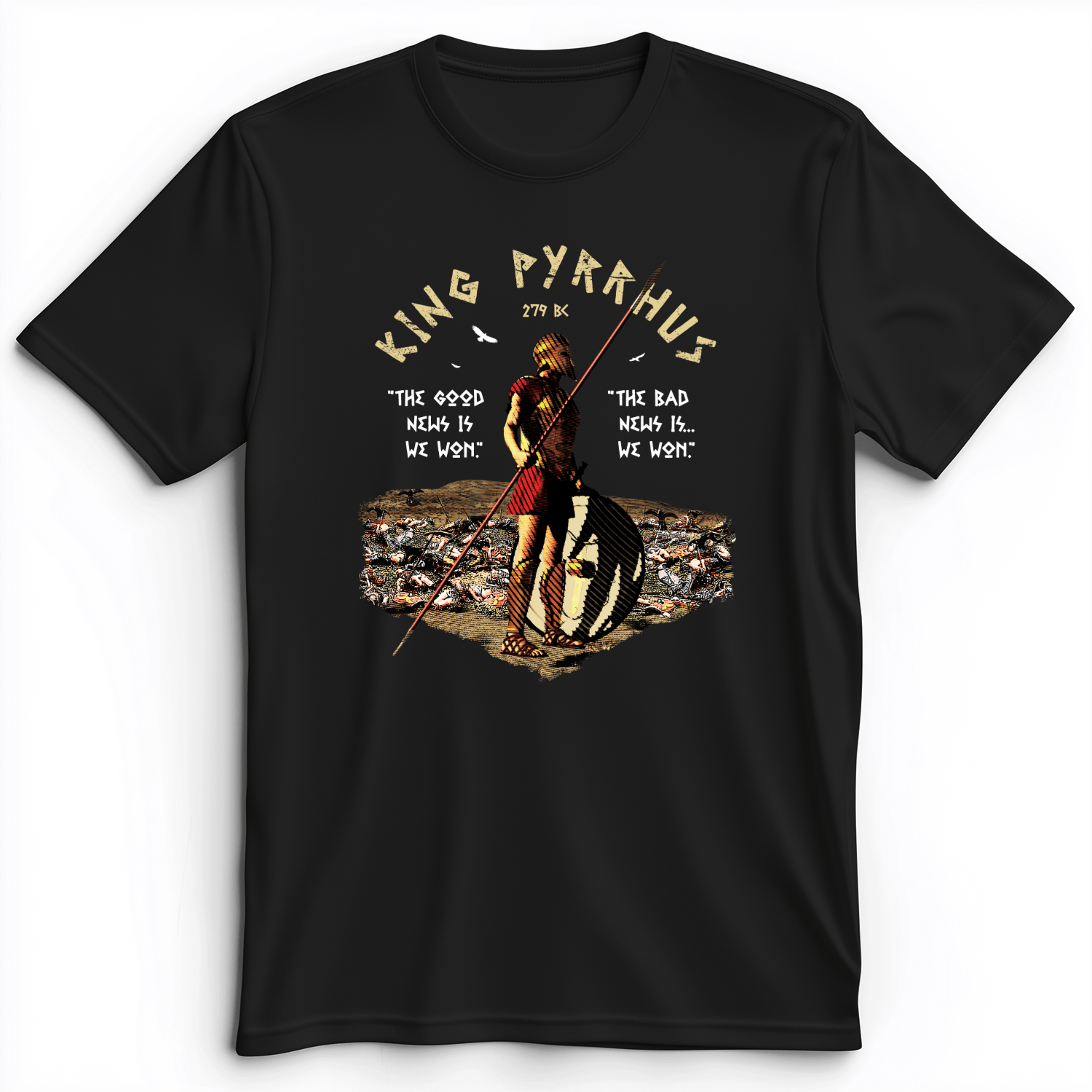 Pyrrhic Victory Premium Tee Black / S