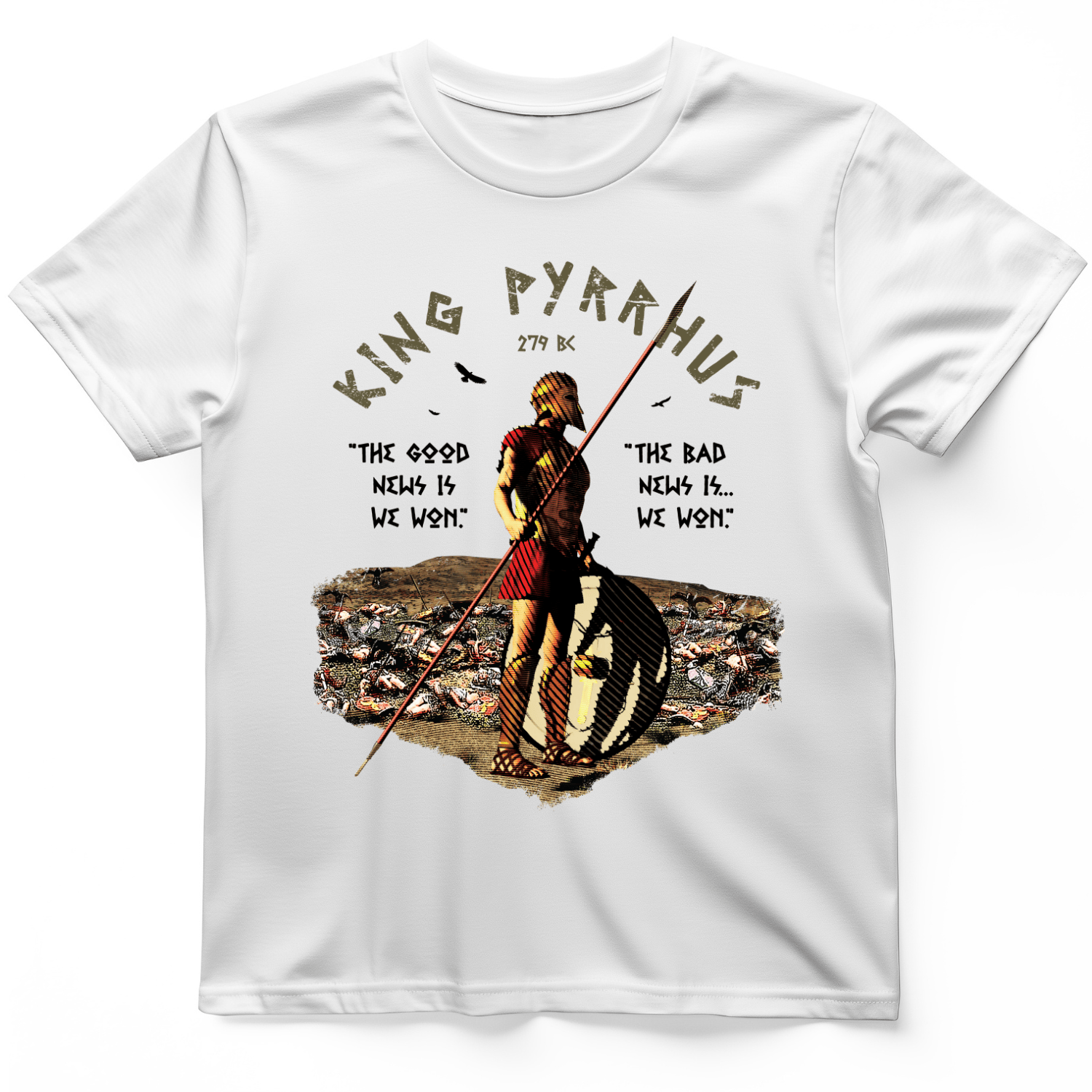 Pyrrhic Victory T-Shirt White / S