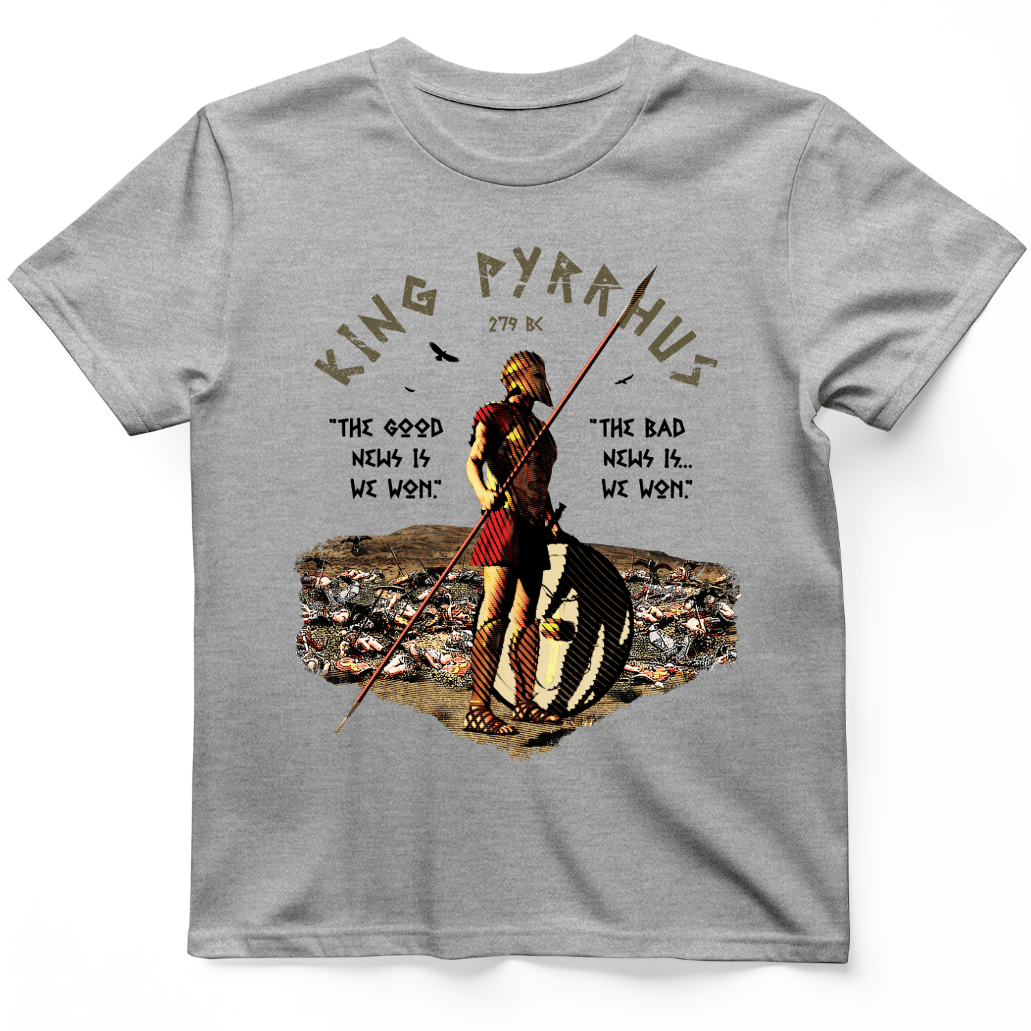 Pyrrhic Victory T-Shirt Sport Grey / S