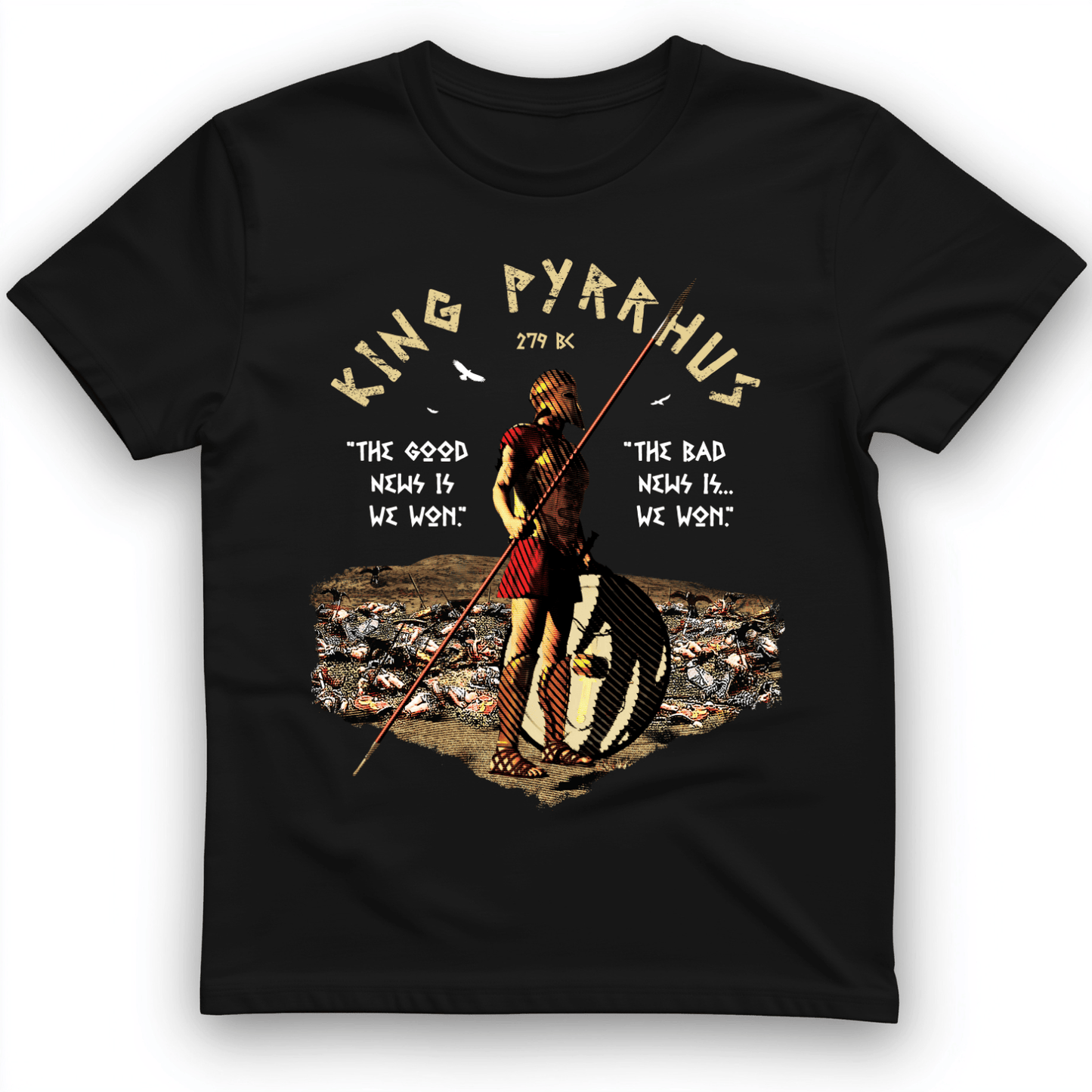 Pyrrhic Victory T-Shirt Black / S