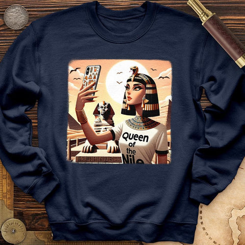 Queen Of The Nile Crewneck Navy / S