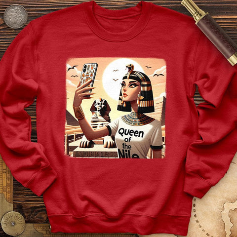 Queen Of The Nile Crewneck Red / S