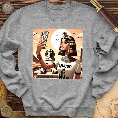 Queen Of The Nile Crewneck Sport Grey / S