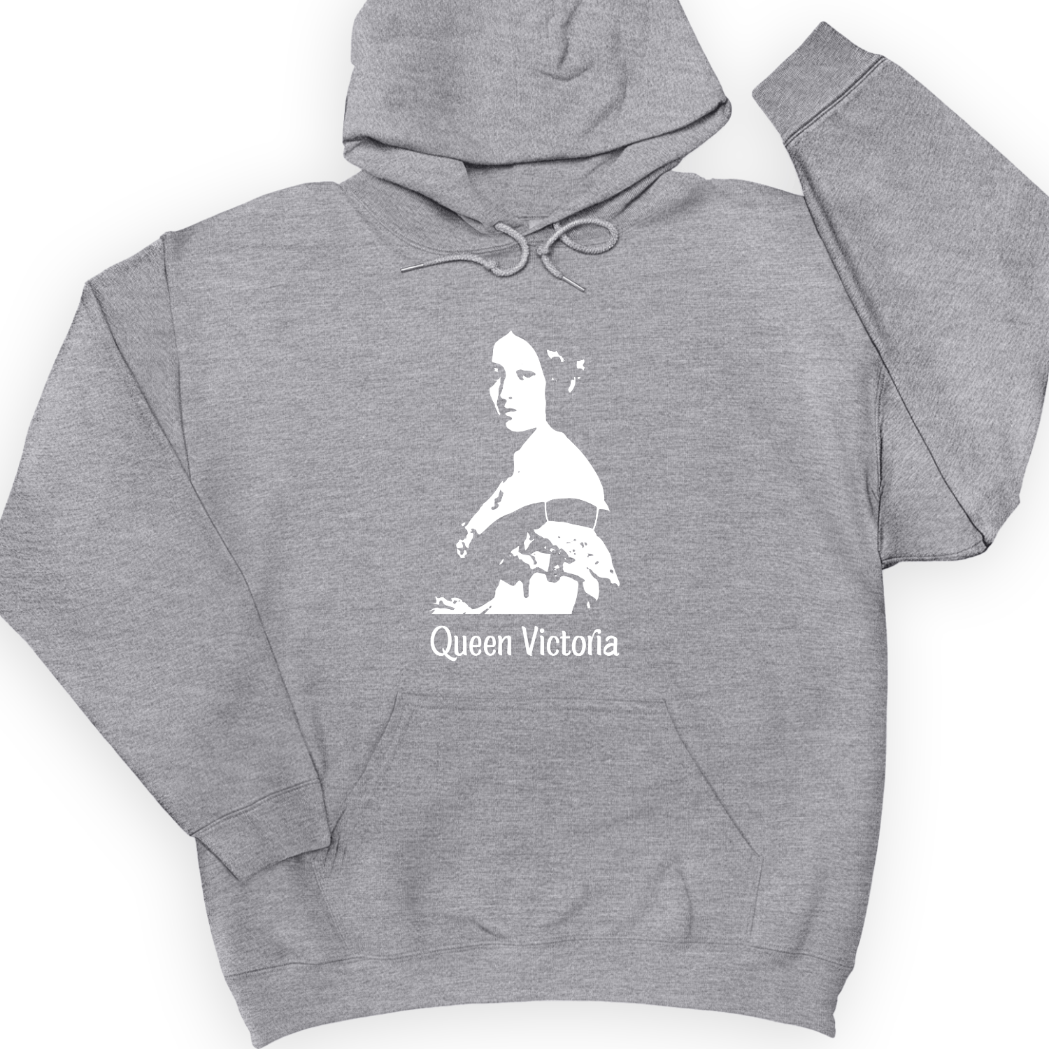 Queen Victoria Hoodie Sport Grey / S