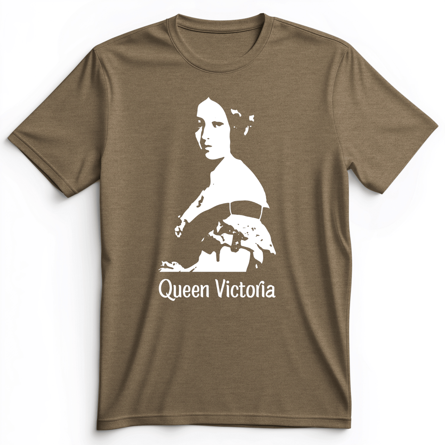 Queen Victoria Premium Tee Heather Olive / S