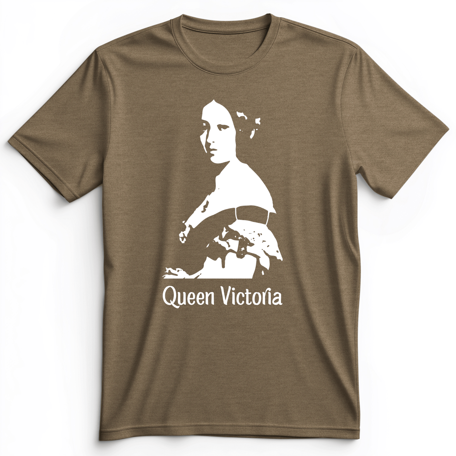 Queen Victoria Premium Tee Heather Olive / S
