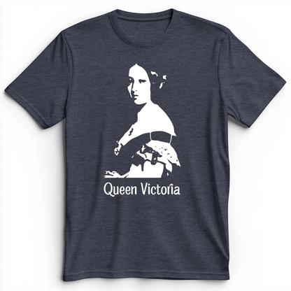 Queen Victoria Premium Tee Heather Navy / S