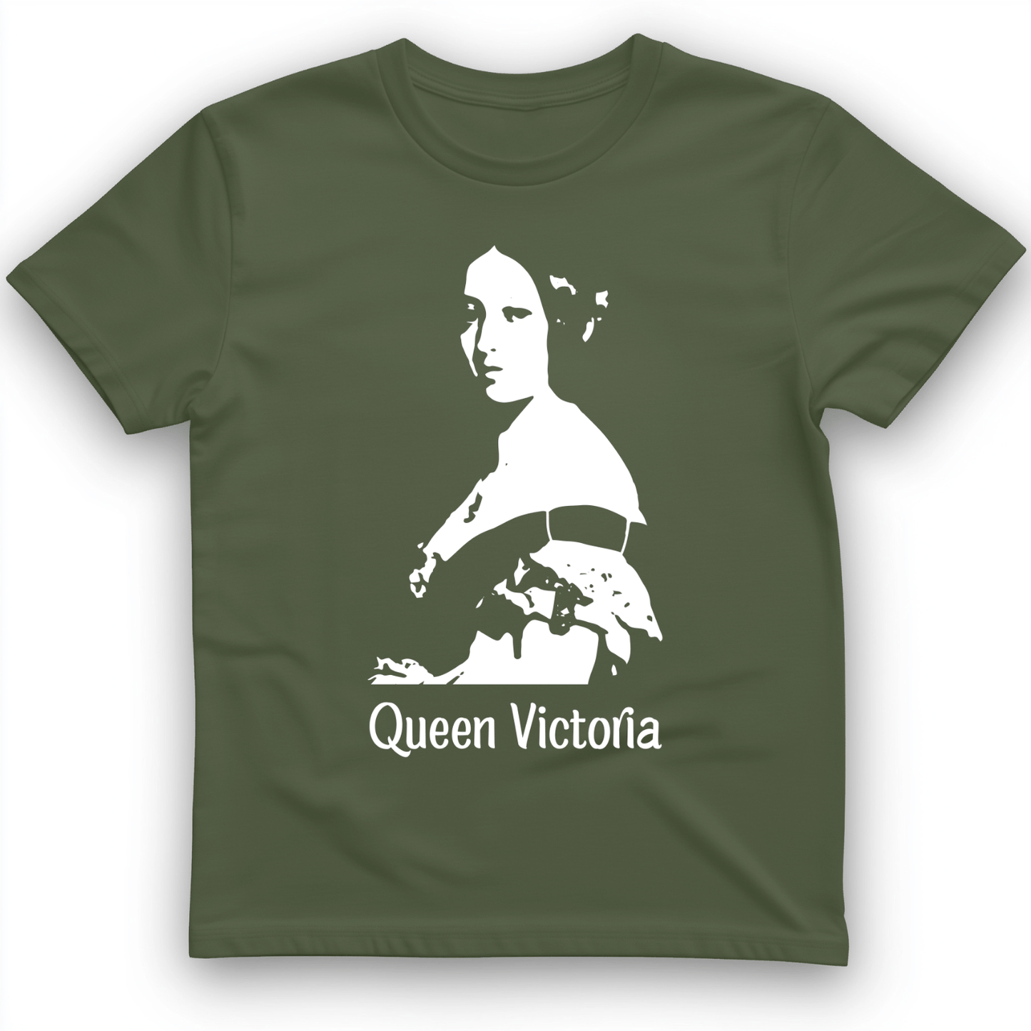 Queen Victoria T-Shirt Military Green / S