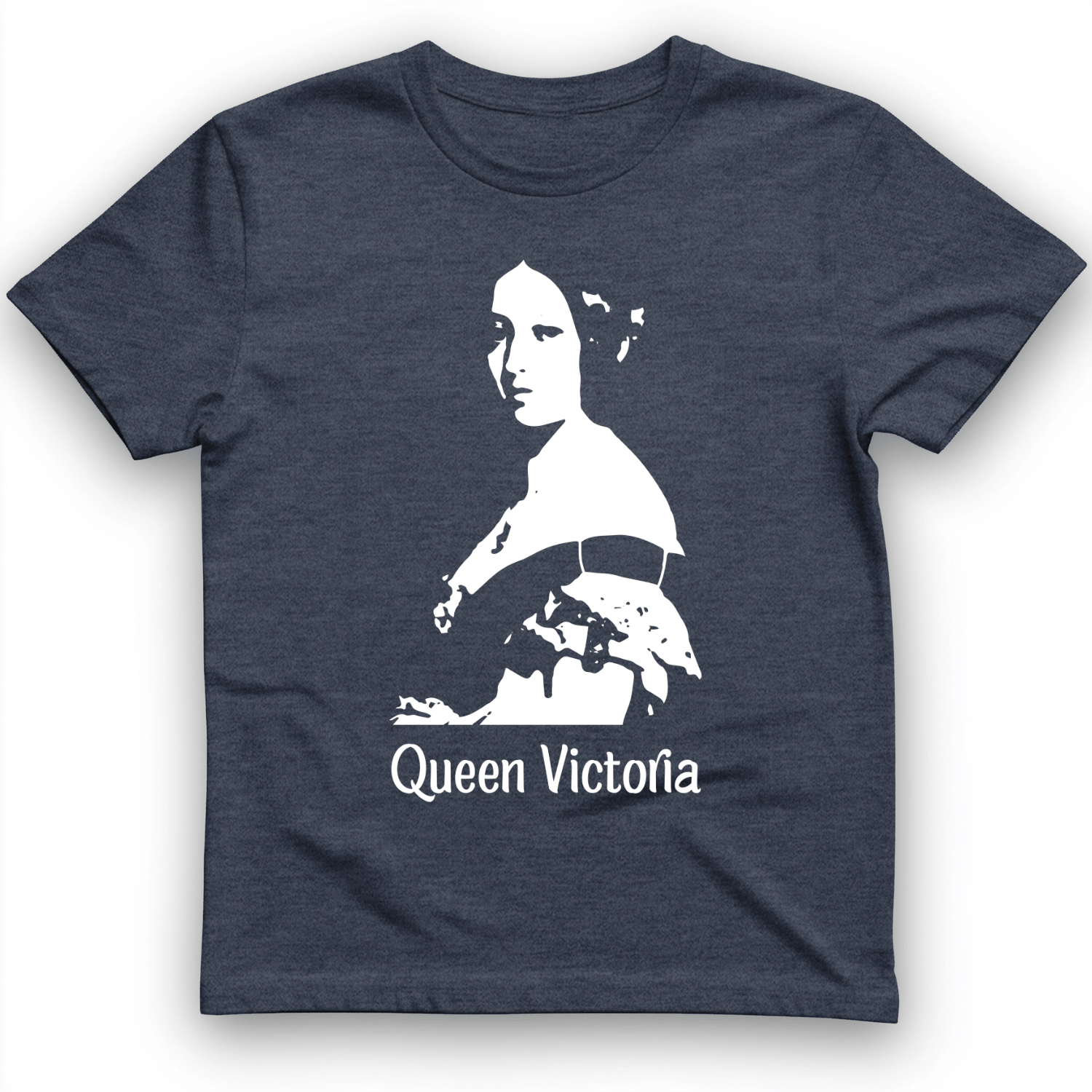 Queen Victoria T-Shirt Heather Navy / S