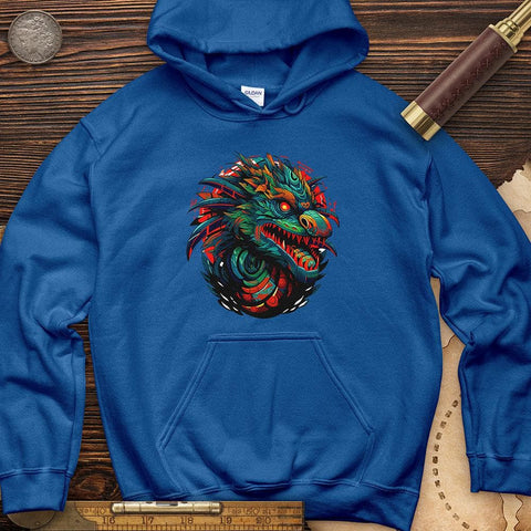 Quetzalcoatlic Hoodie Royal / S