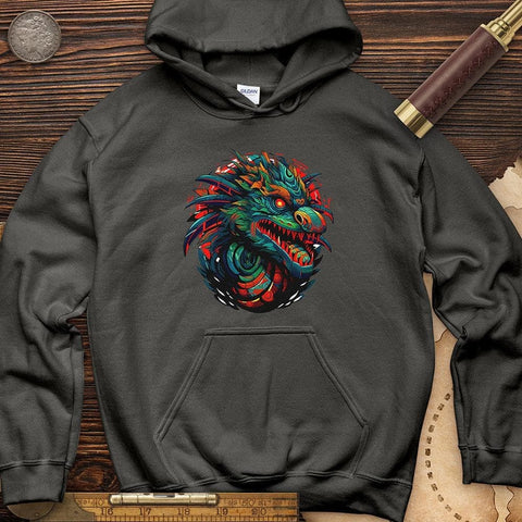 Quetzalcoatlic Hoodie Charcoal / S