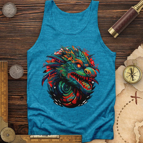 Quetzalcoatlic Tank Aqua TriBlend / XS