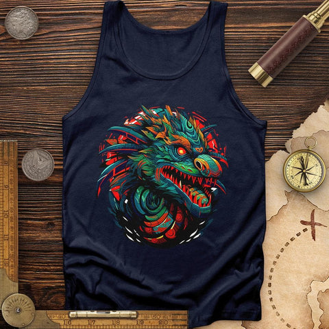 Quetzalcoatlic Tank Navy / XS