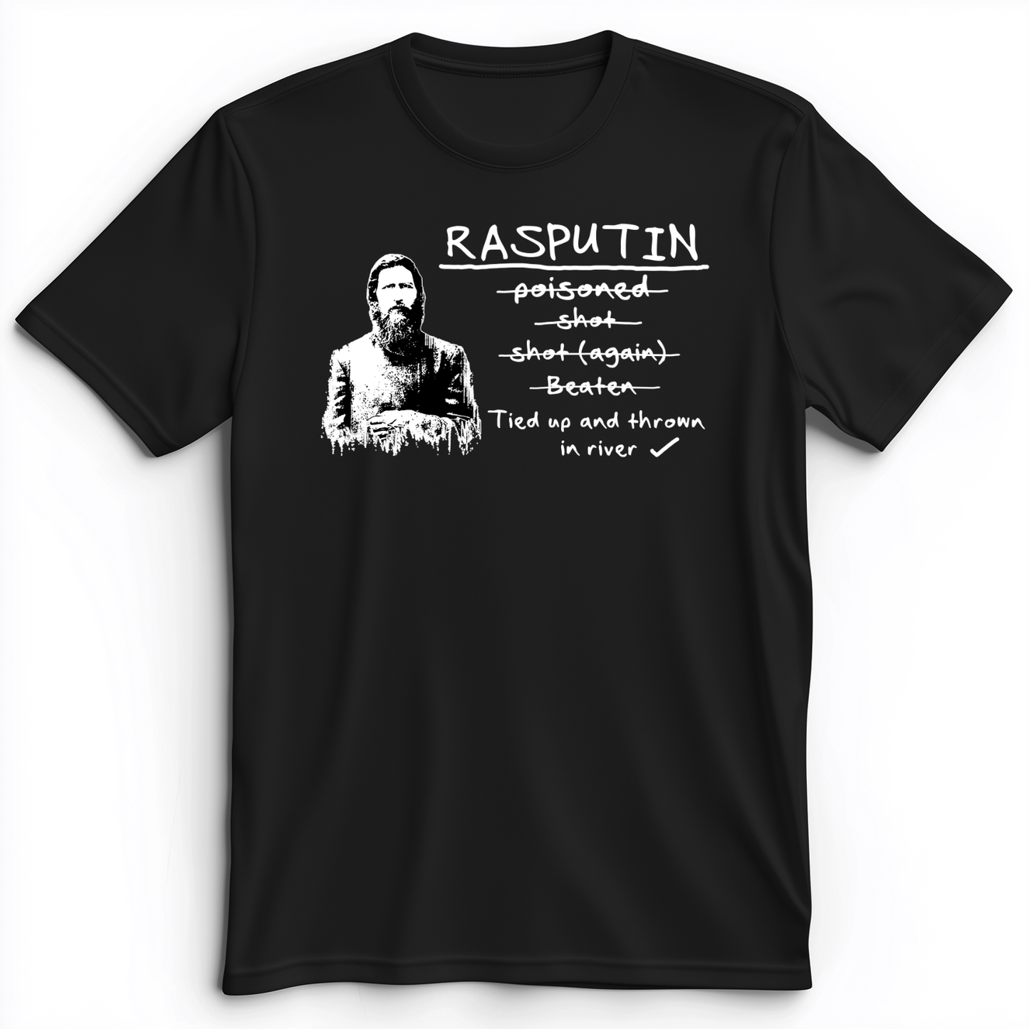 Rasputin Premium Tee Black / S
