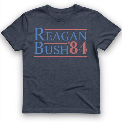Reagan Bush T-Shirt Heather Navy / S
