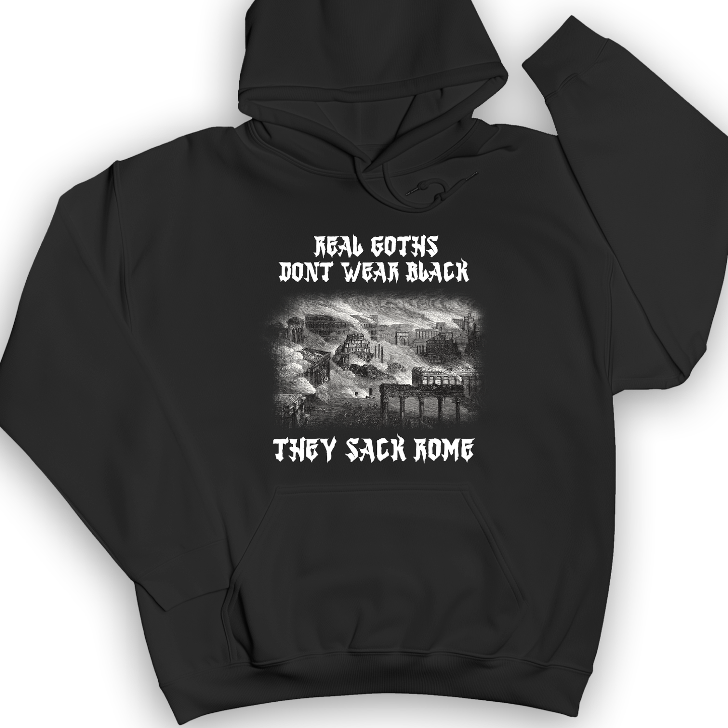 Real Goths Hoodie Black / S