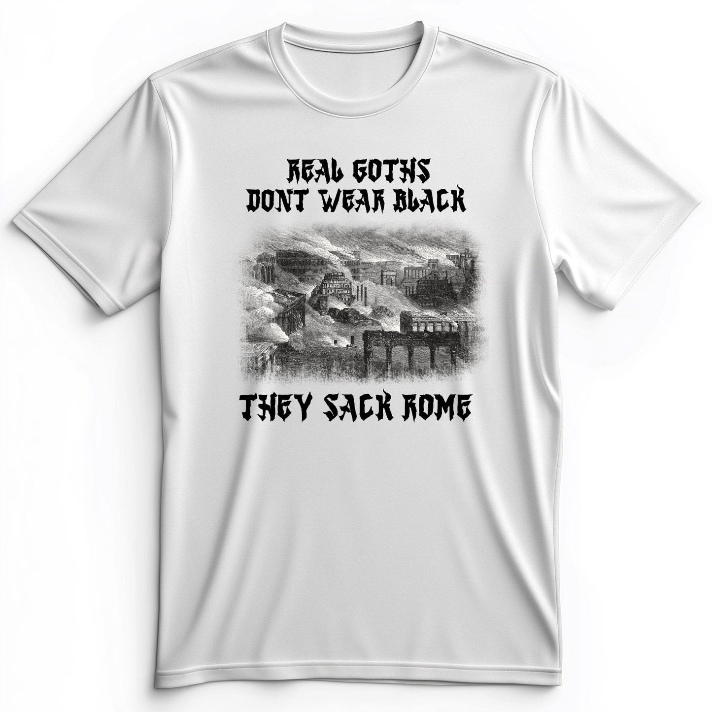 Real Goths Premium Tee White / S