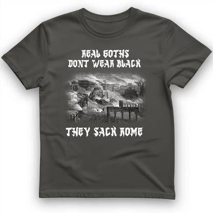Real Goths T-Shirt Charcoal / S