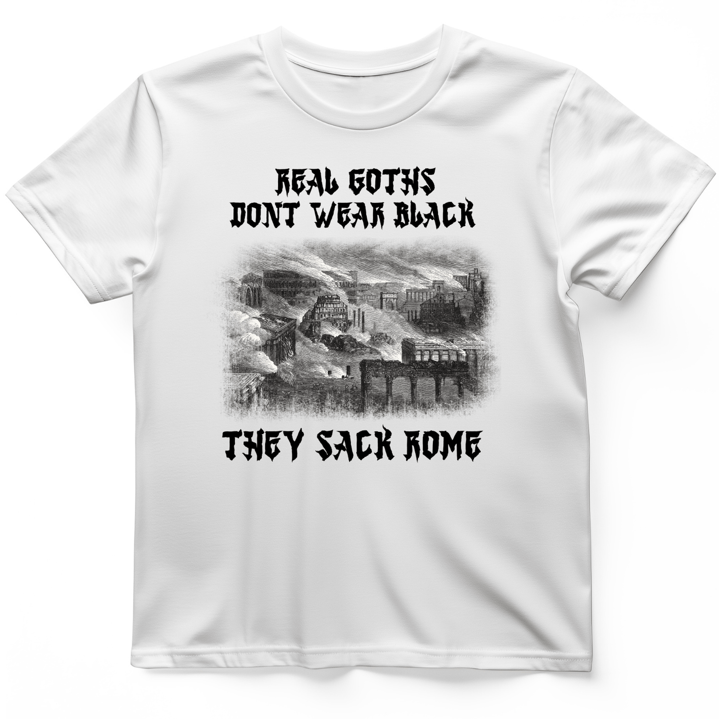 Real Goths T-Shirt White / S