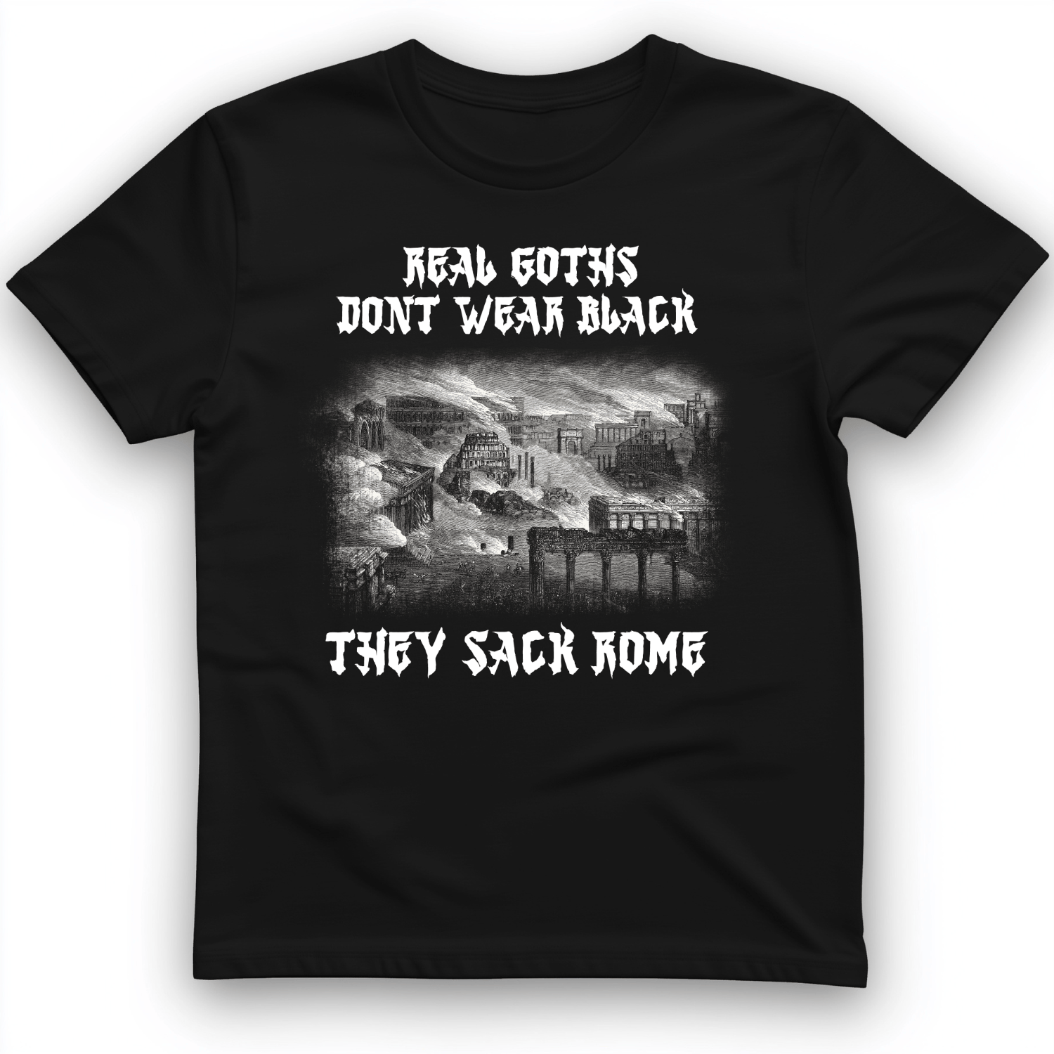 Real Goths T-Shirt Black / S