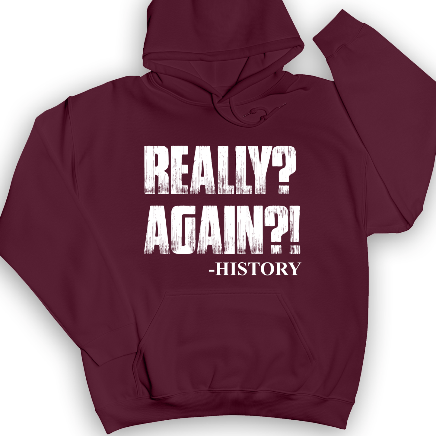 Really? Again? Hoodie Maroon / S