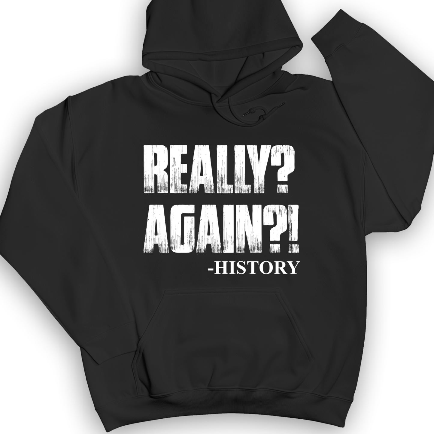 Really? Again? Hoodie Black / S