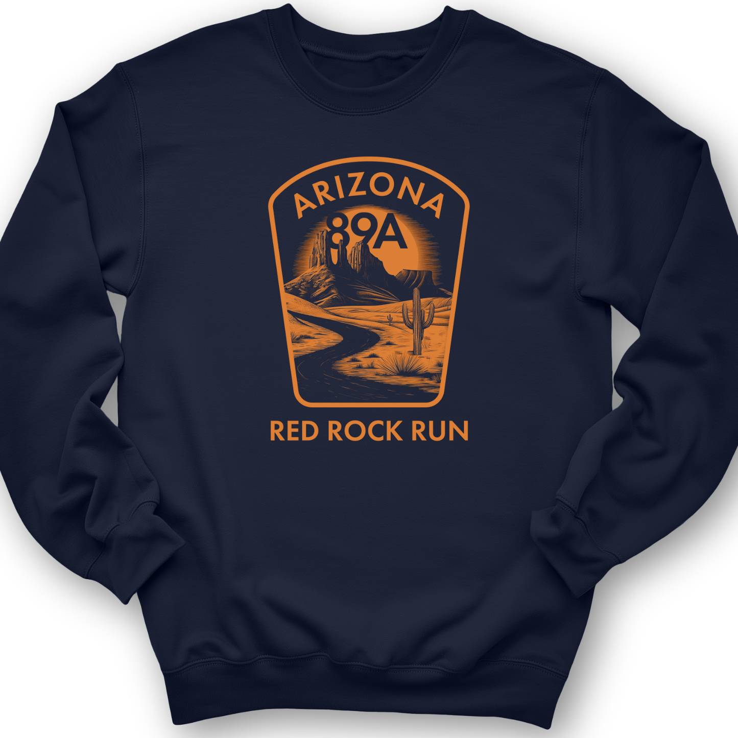 Red Rock Run Crewneck Navy / S