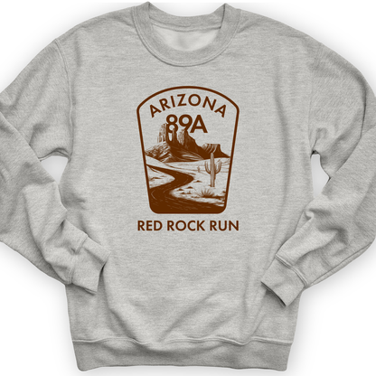Red Rock Run Crewneck Sport Grey / S