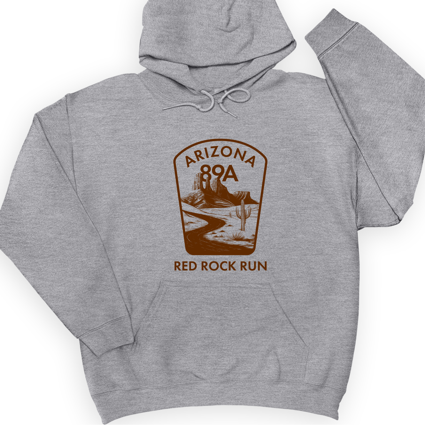 Red Rock Run Hoodie Sport Grey / S