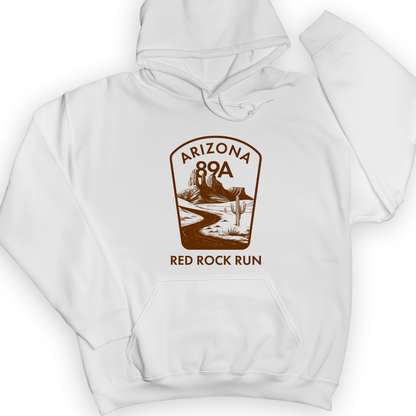 Red Rock Run Hoodie White / S