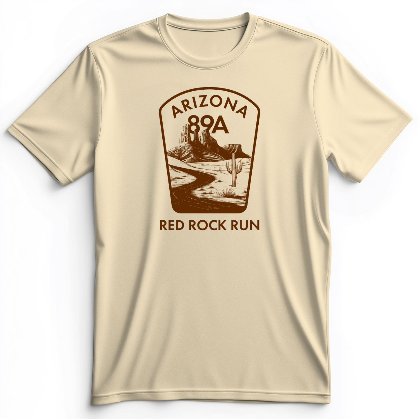 Red Rock Run Premium Tee Natural / S