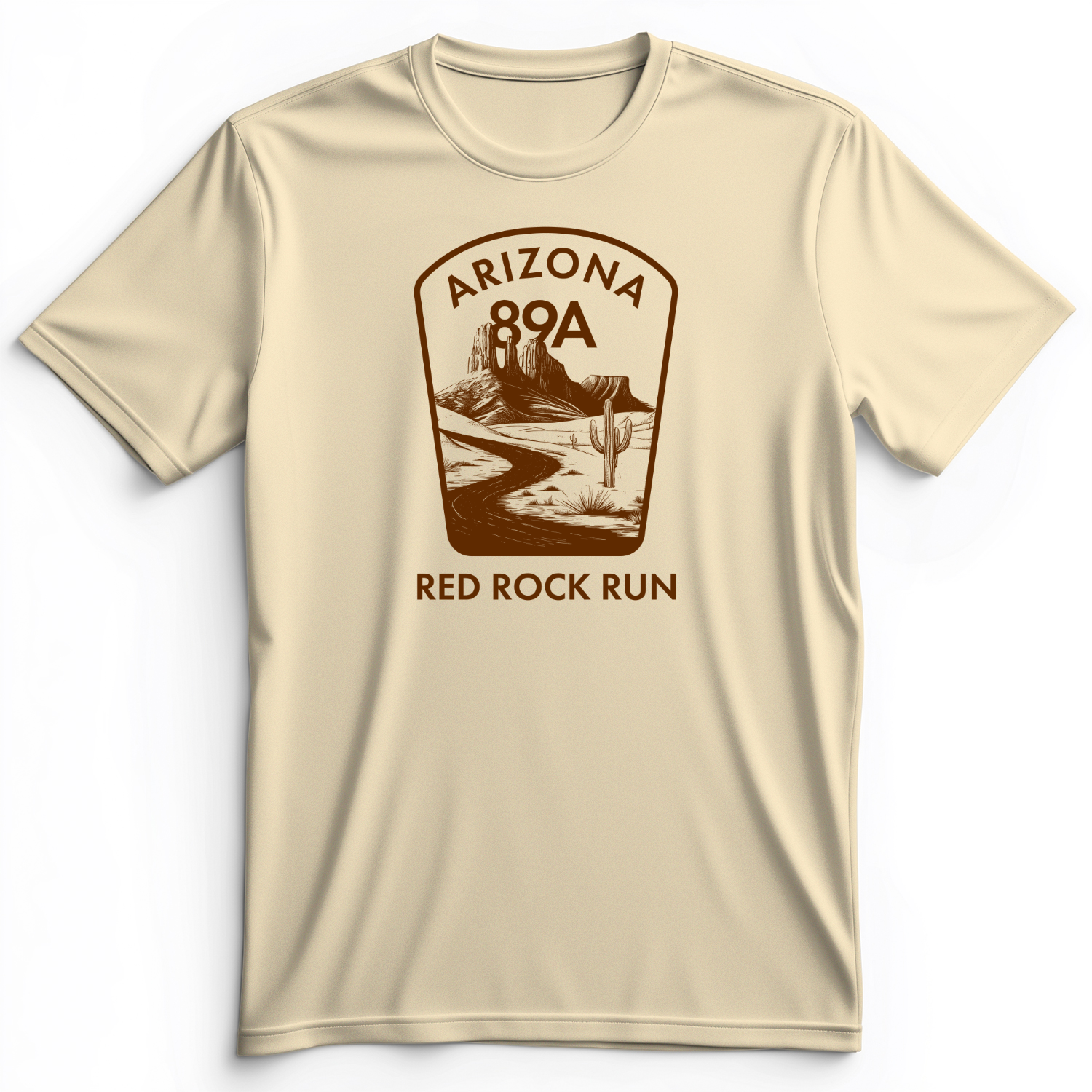 Red Rock Run Premium Tee Natural / S