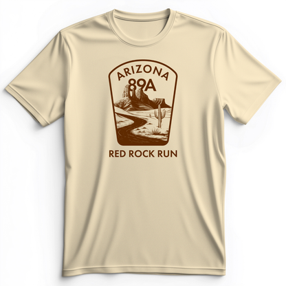Red Rock Run Premium Tee Natural / S