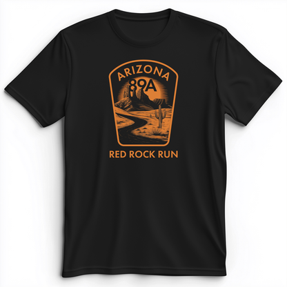 Red Rock Run Premium Tee Black / S