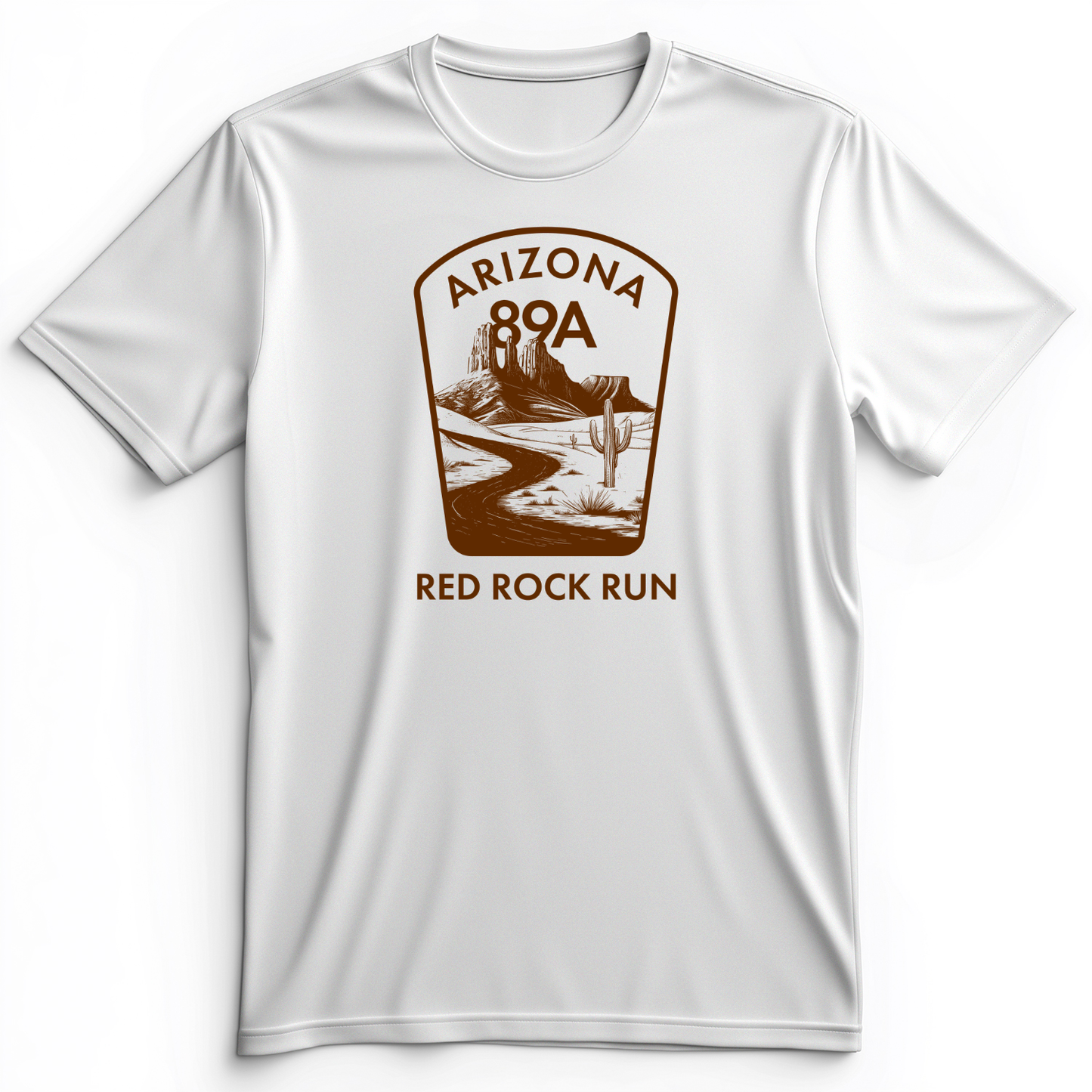 Red Rock Run Premium Tee White / S