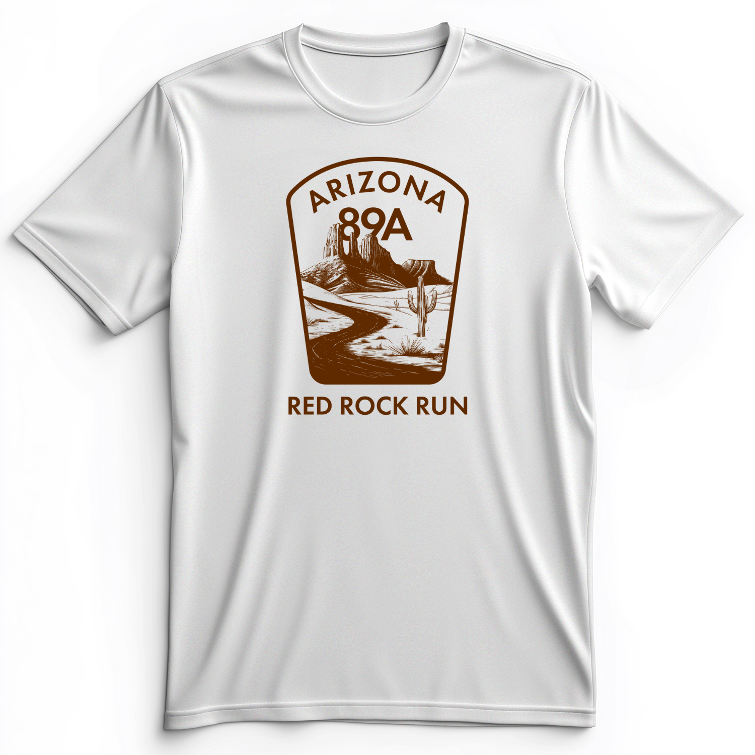 Red Rock Run Premium Tee White / S